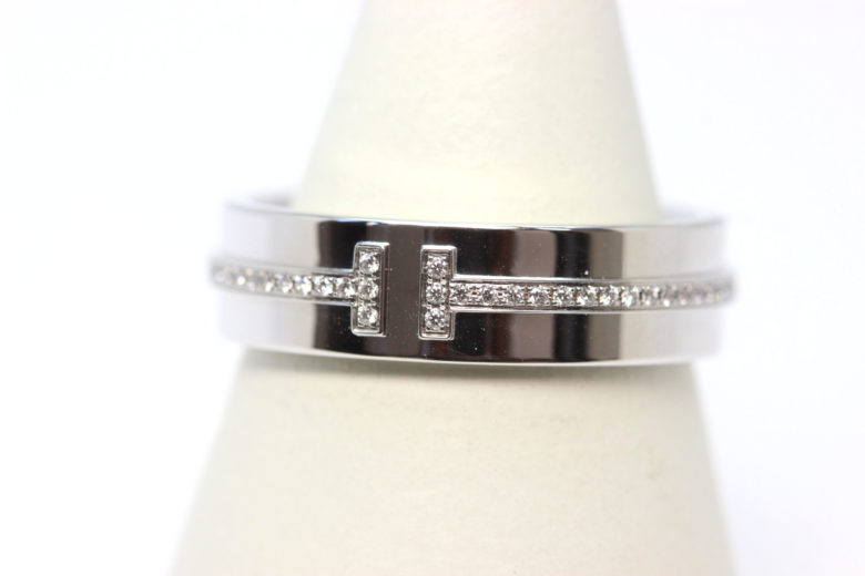 ティファニーＴ　ＴＷＯリング　ダイヤモデル