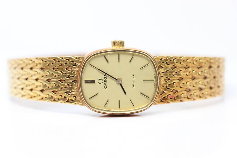【オメガ  無垢時計の買取品】ＤＥＶＩＬＬＥ ７５０ＹＧ