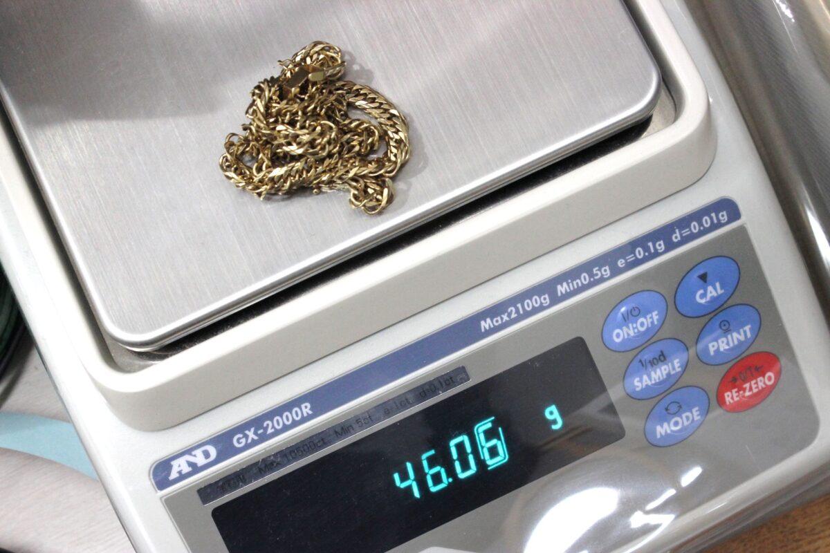 高騰中の金製品の買取価格がすぐに分かります